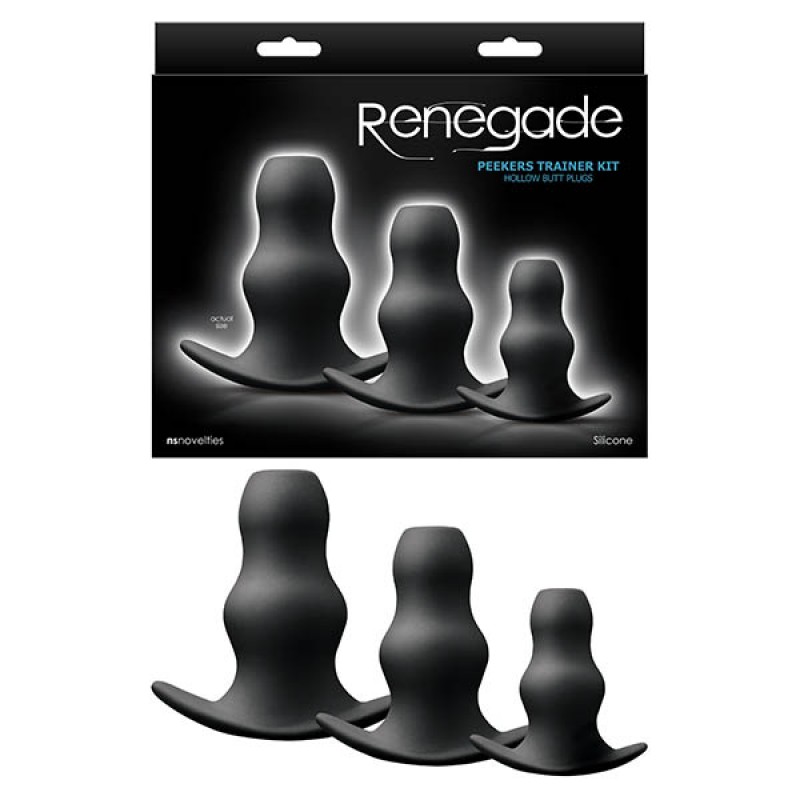 Renegade Peekers Hollow Butt Plug Trainer Kit